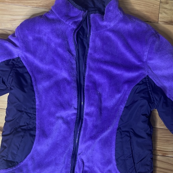 Free country size medium girls reversible jacket purple - Picture 7 of 7